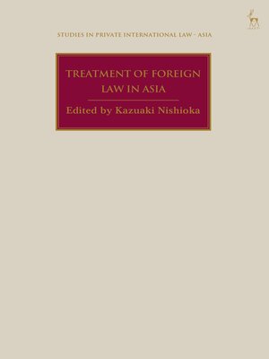 cover image of Treatment of Foreign Law in Asia